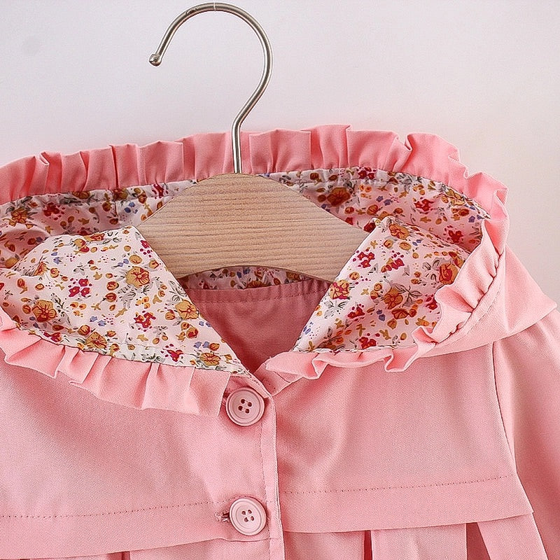 Floral Cotton Tops Coat Jacket